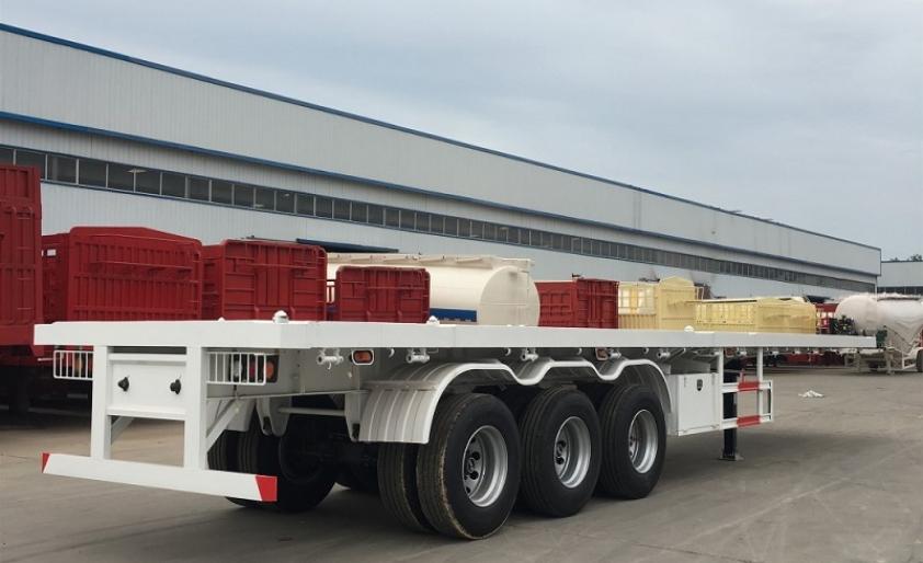 Flatbed Trailers,Dump Trucks And Tractors,Chengda Semi-trailer